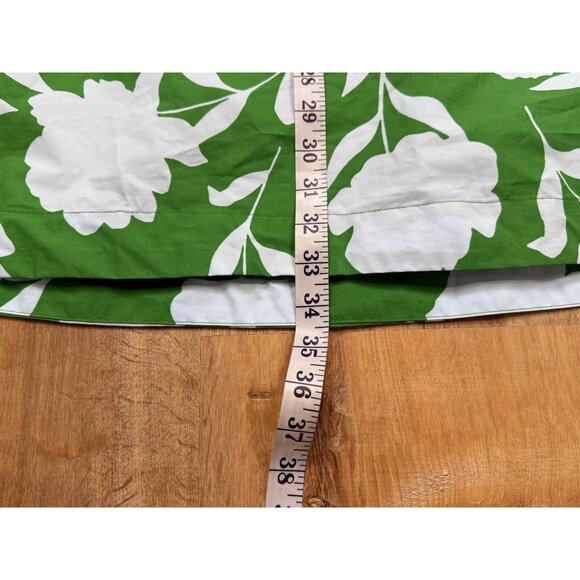 Kate Spade Target Rose Poplin Long Sleeve Mini Dress Green Blue Size Large - Picture 8 of 12